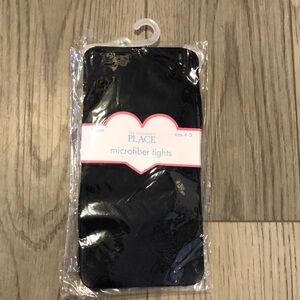 Girl size 4/5 microfiber tights brand new